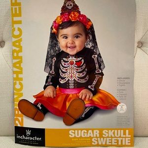 Infant day of the dead Halloween costume